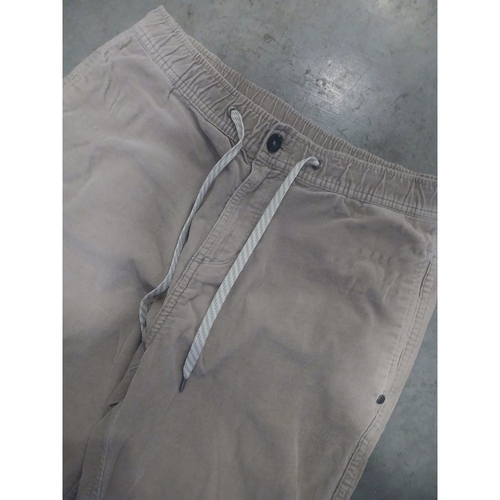 Vuori Pants Mens Small Optimist Brown Corduroy Athletic Athleisure Jogger - Picture 2 of 8